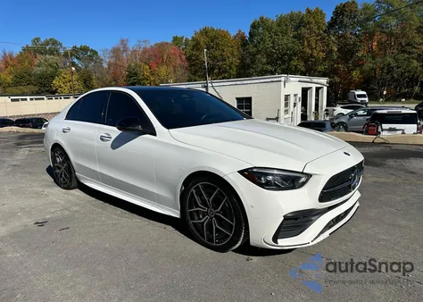 2023 Mercedes-Benz C 300 из США, поврежденный, VIN W1KAF4GB6PR073936